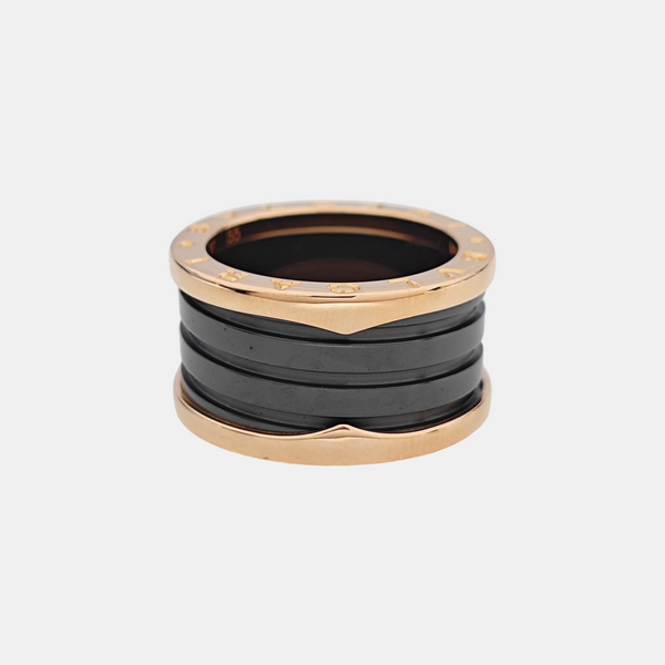 B.ZERO1 18k Rose Gold Ring EU 55