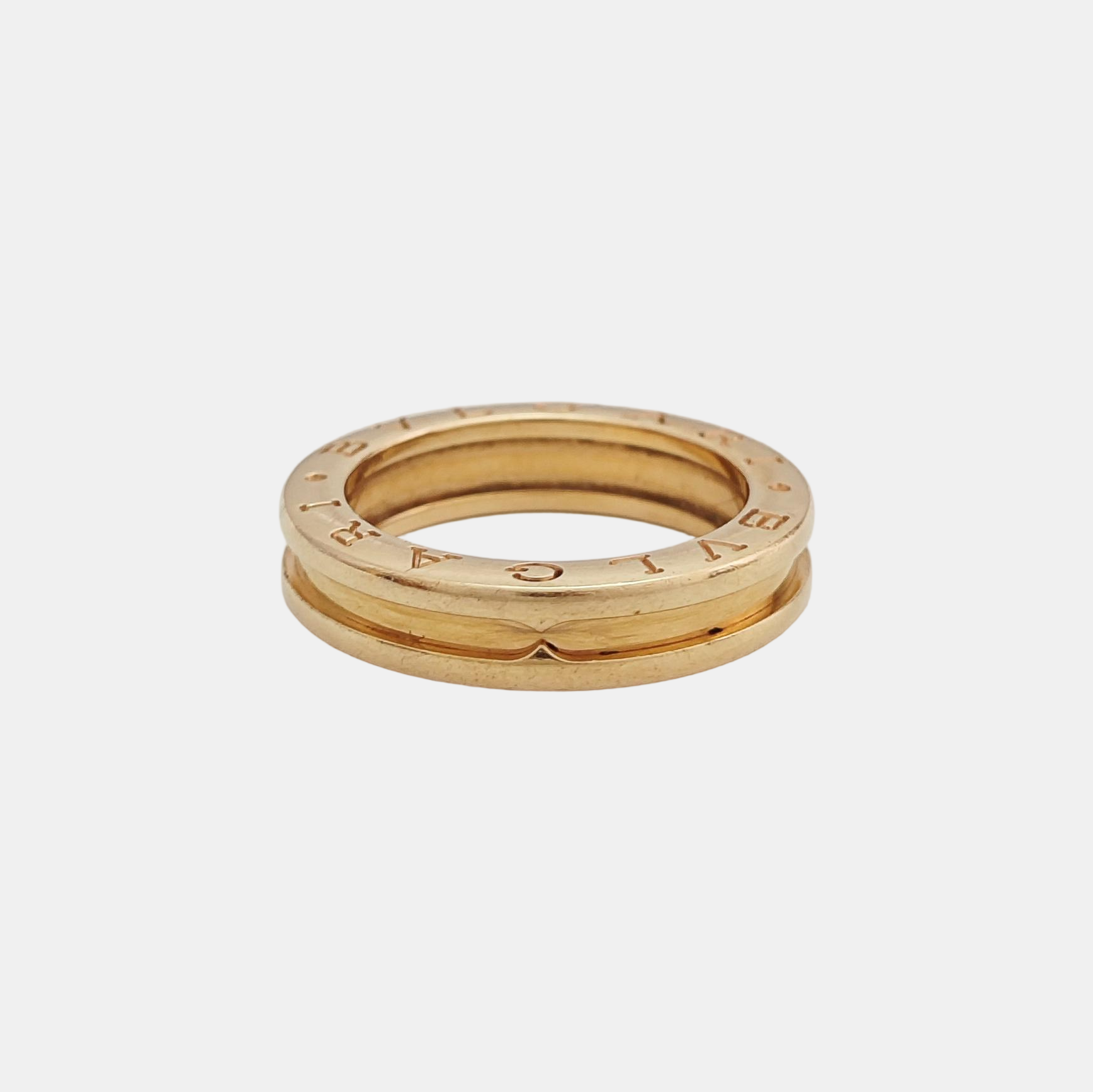 B.ZERO1 18k Rose Gold Ring EU 53