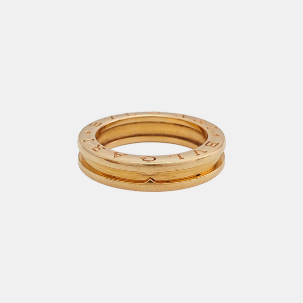 B.ZERO1 18k Rose Gold Ring EU 53
