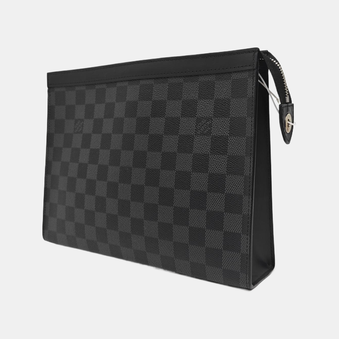 Pochette Voyag MM Damier Graphite Coated Canvas Gray