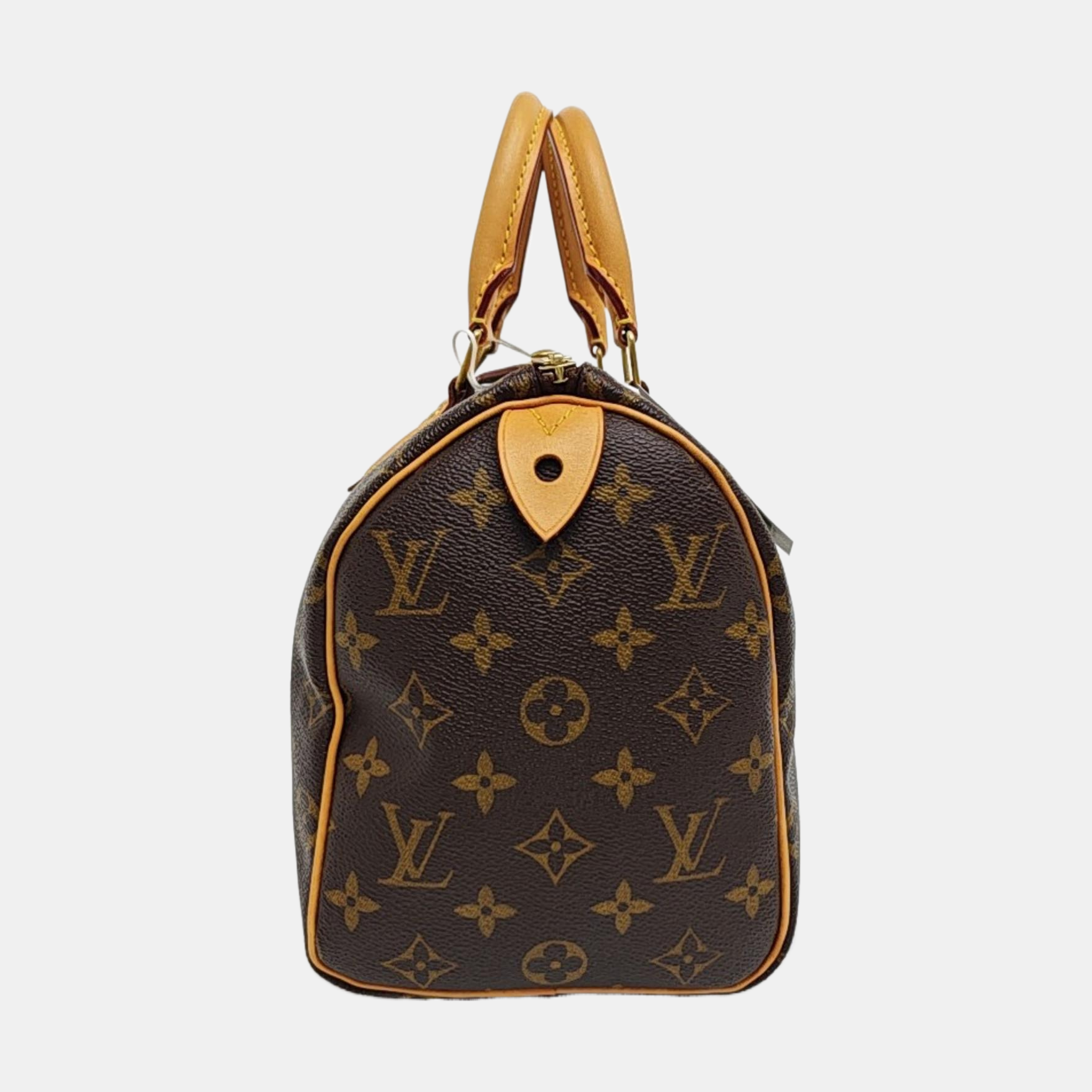 SPEEDY 25 Monogram Coated Canvas Brown