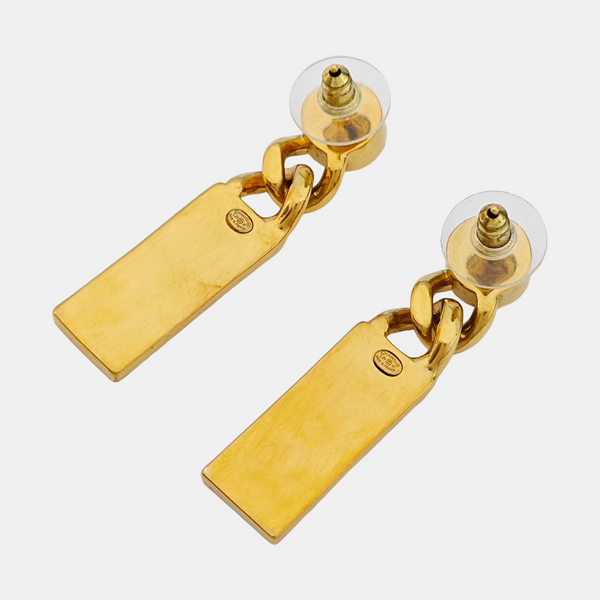 Metal Gold Stud Earrings
