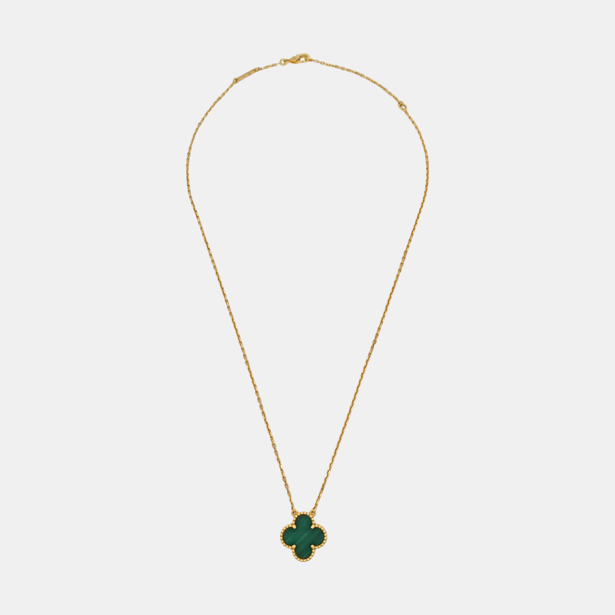 Vintage Alhambra 18k Gold Necklace