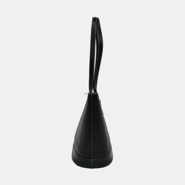 Calfskin Shoulder Bag Black