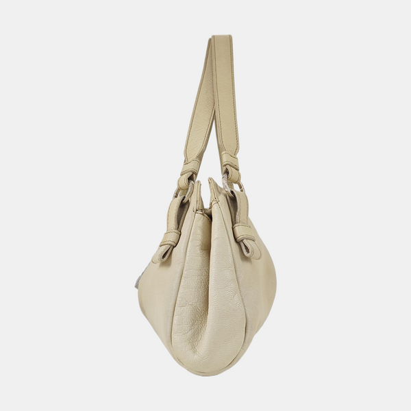 Lambskin Top Handle Bag Yellow