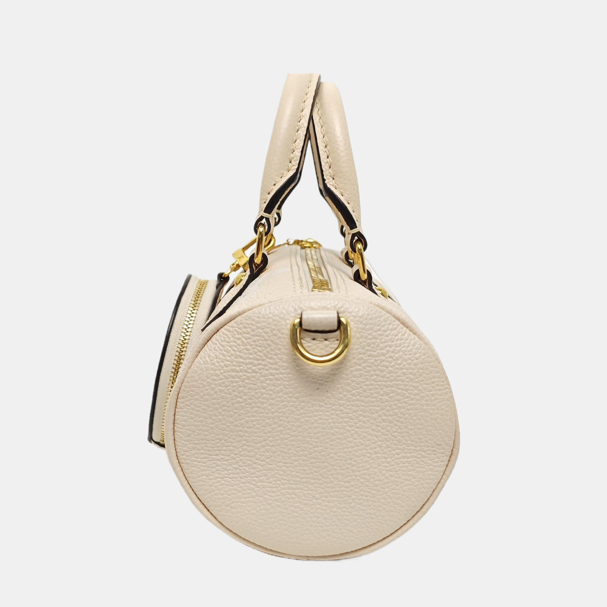 PAPILLON PM Monogram Calfskin White