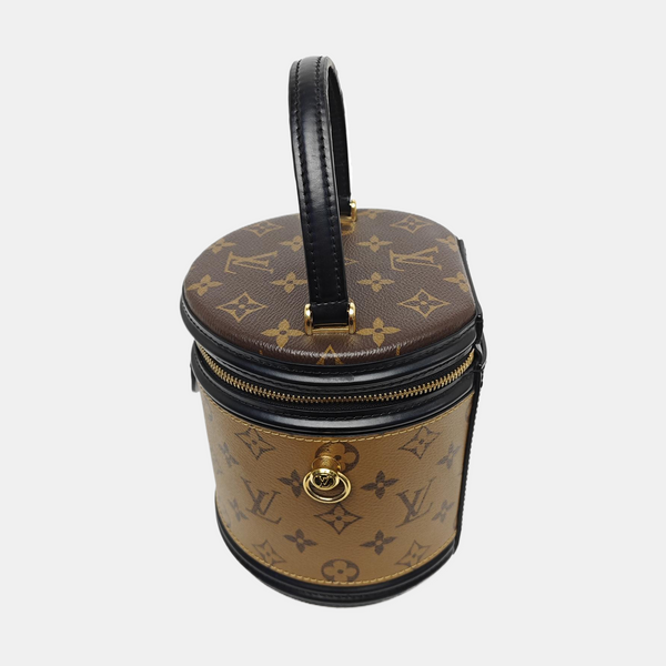 CANNES PM Monogram Coated Canvas Brown