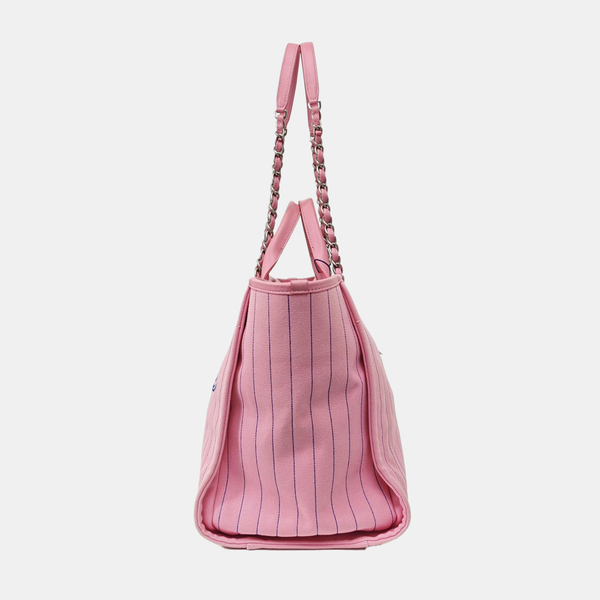 DEAUVILLE Large Quilted Canvas Pink