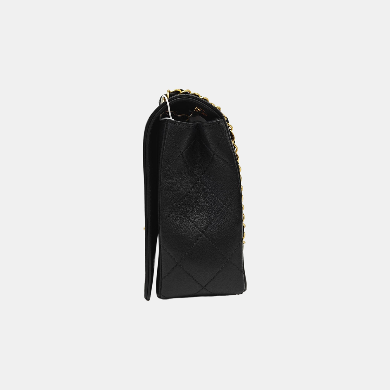 MADEMOISELLE Large Quilted Calfskin Black