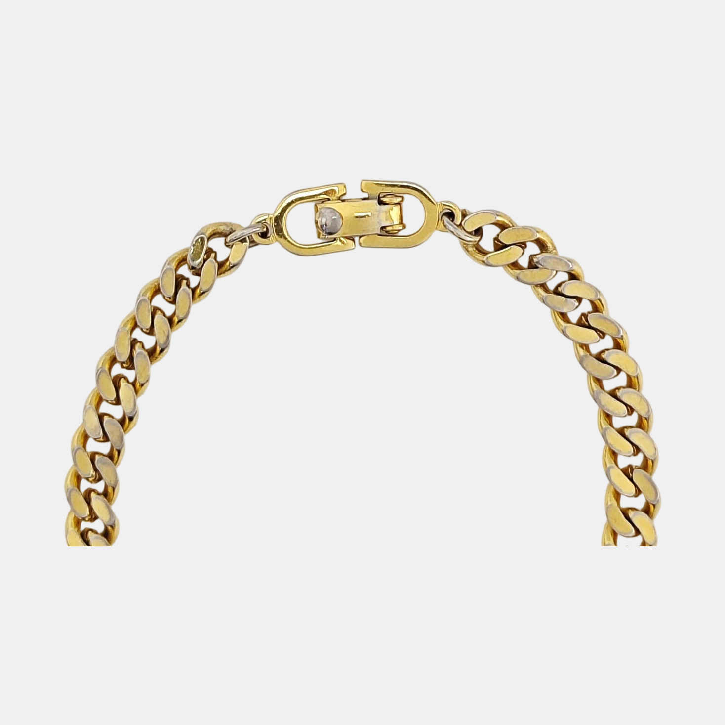 CD Navy Metal Gold Bracelet