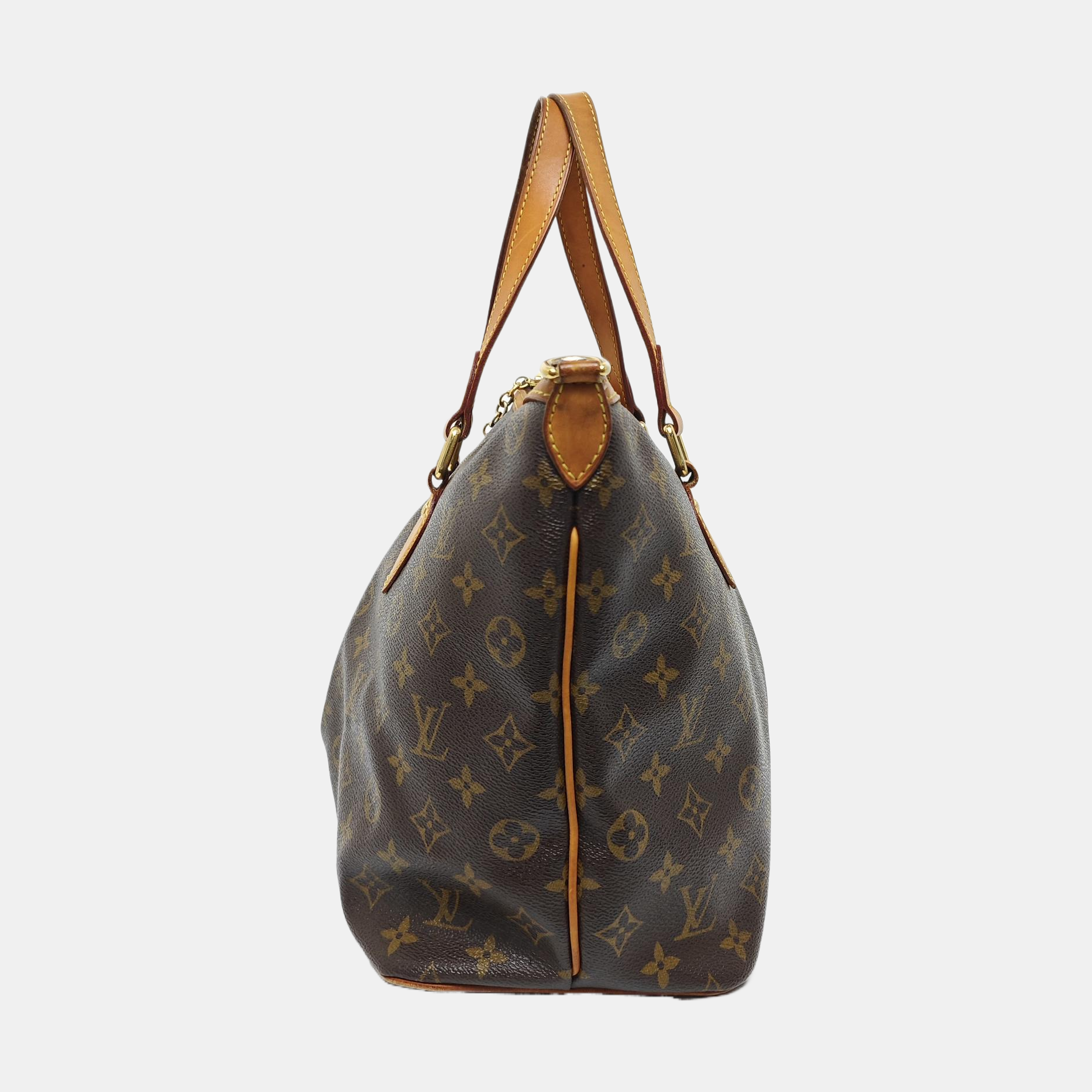 PALERMO PM Monogram Coated Canvas Brown