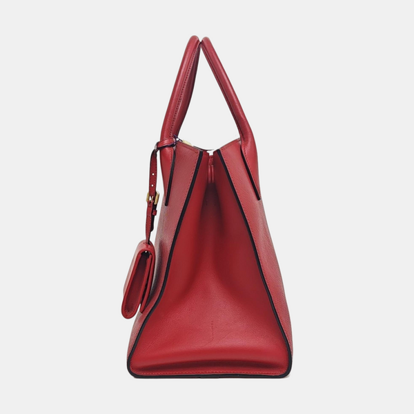 Monochrome Calfskin Red