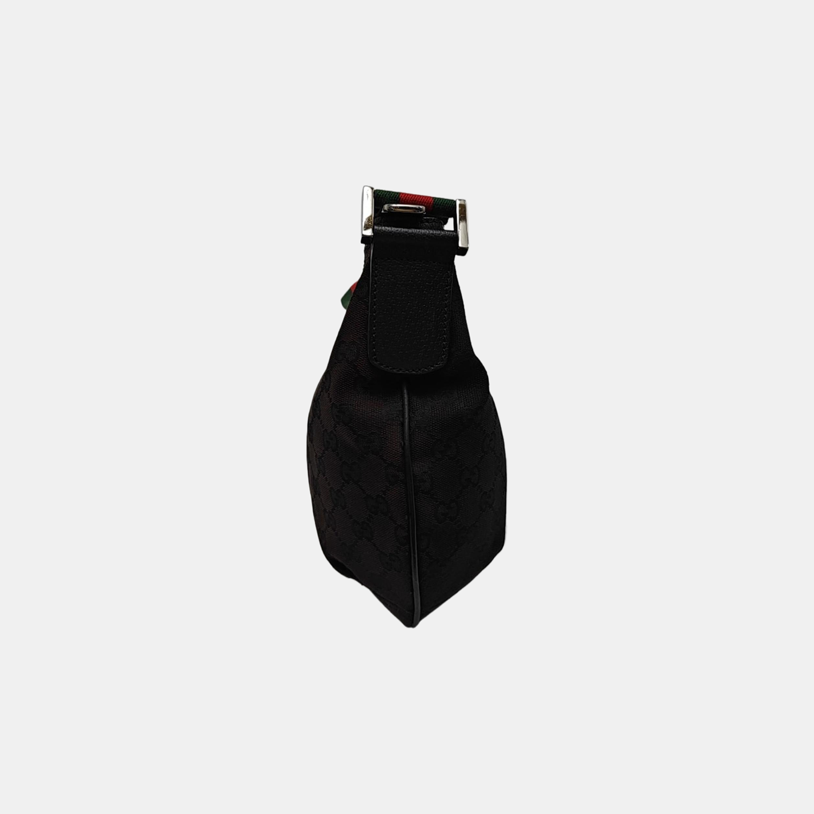Monogram Canvas Shoulder Bag Black
