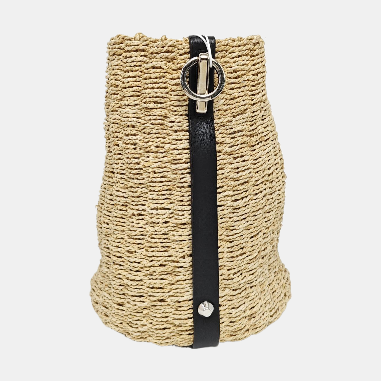 Straw Shoulder Bag Beige