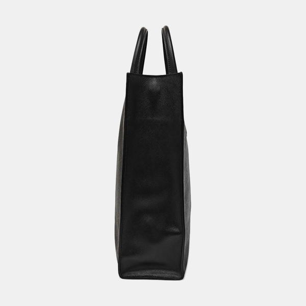 Saffiano Calfskin Tote Bag Black