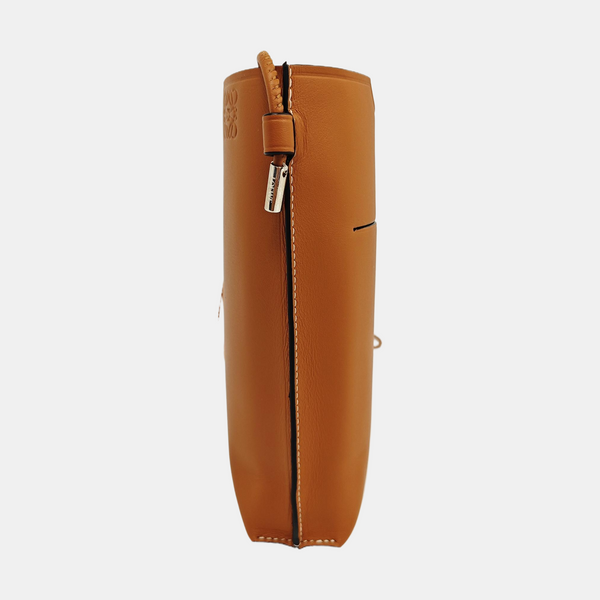Calfskin Crossbody Bag Brown