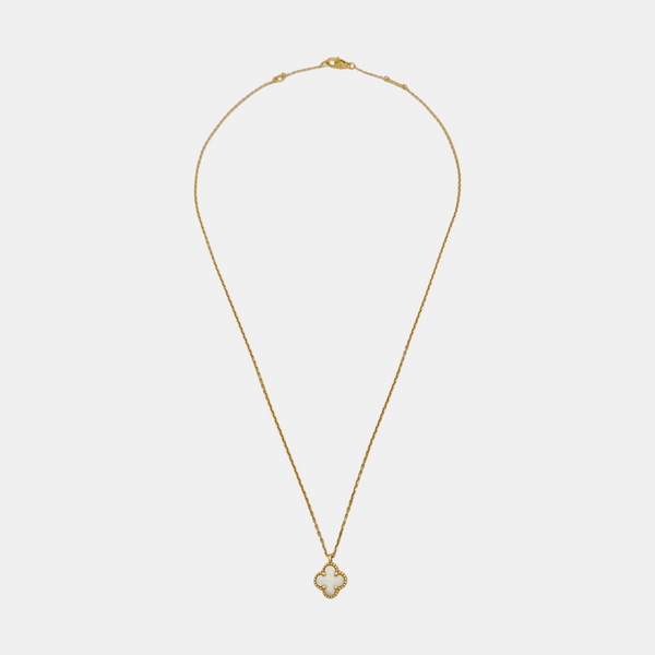 Sweet Alhambra 18k Gold Necklace