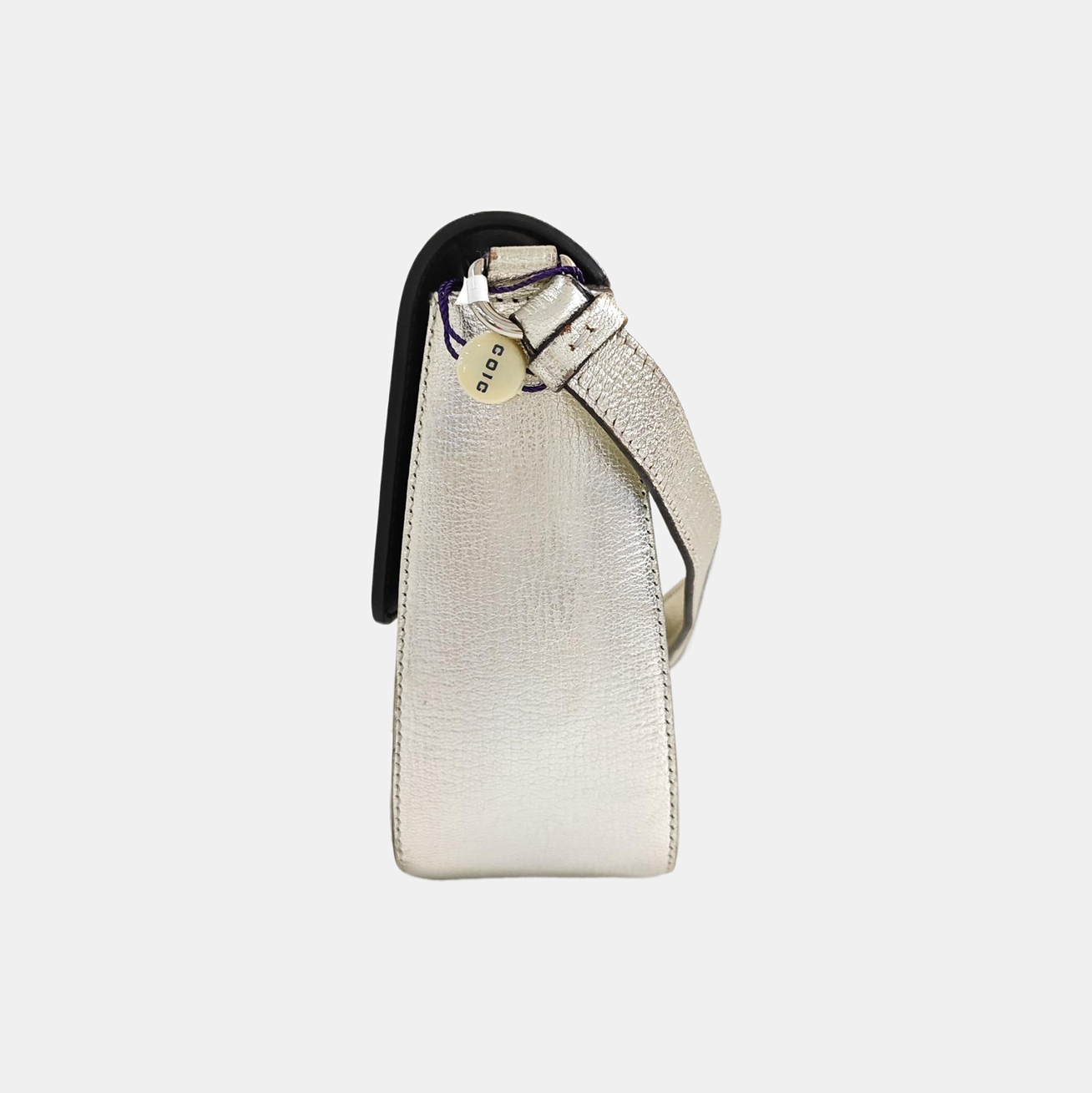Gancino Calfskin Silver