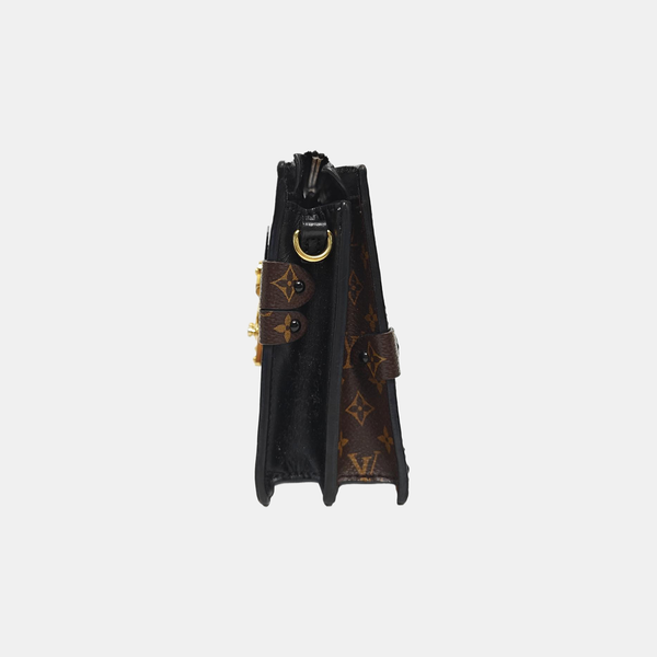 TRUNK Monogram Coated Canvas Brown