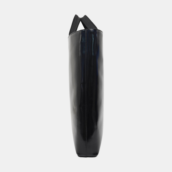 Calfskin Top Handle Bag Black
