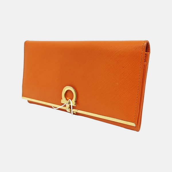 Gancini Calfskin Orange