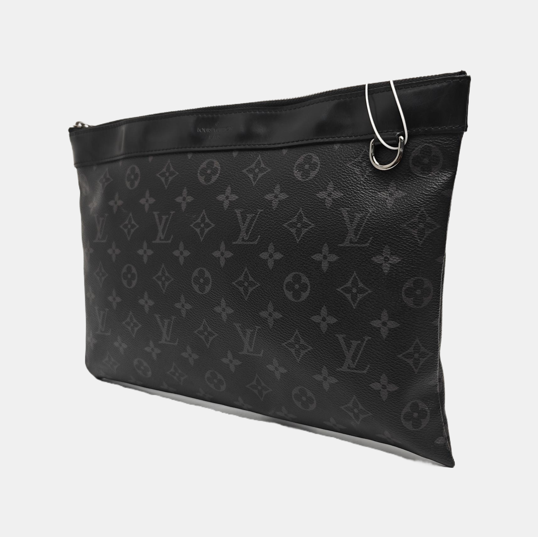 DISCOVERY Monogram Coated Canvas Gray