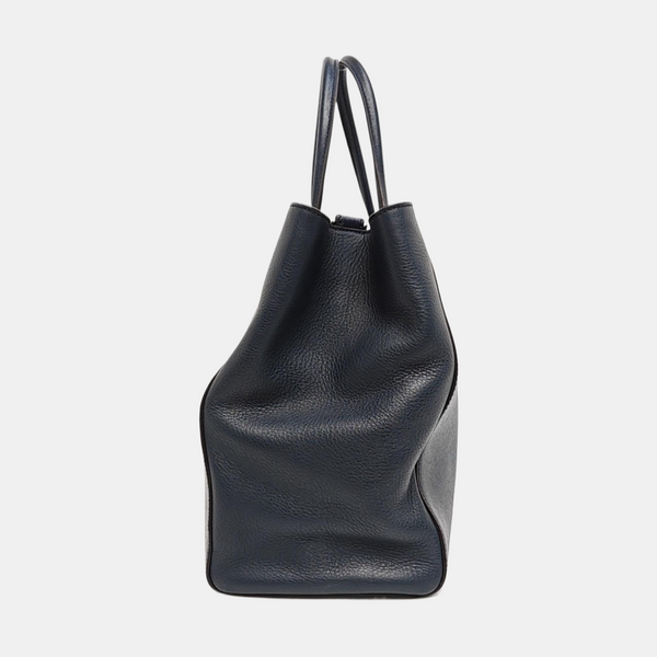 2 Jours Medium Calfskin Blue
