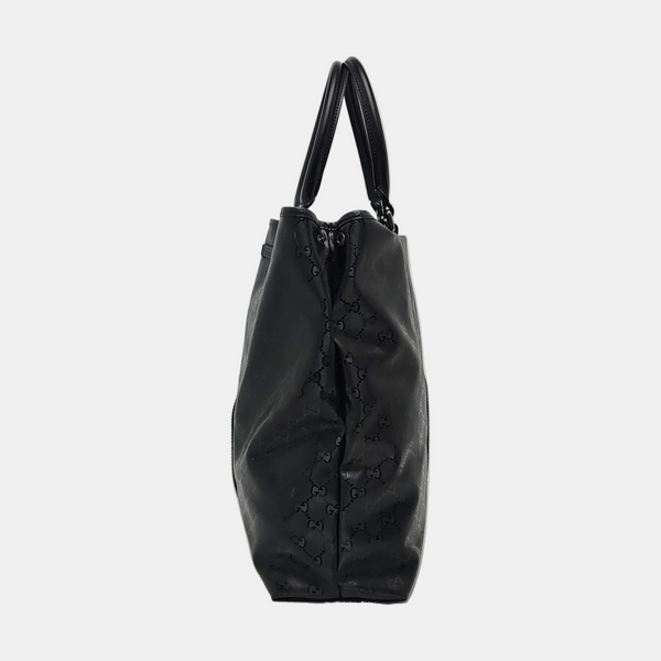 Monogram Coated Canvas Black