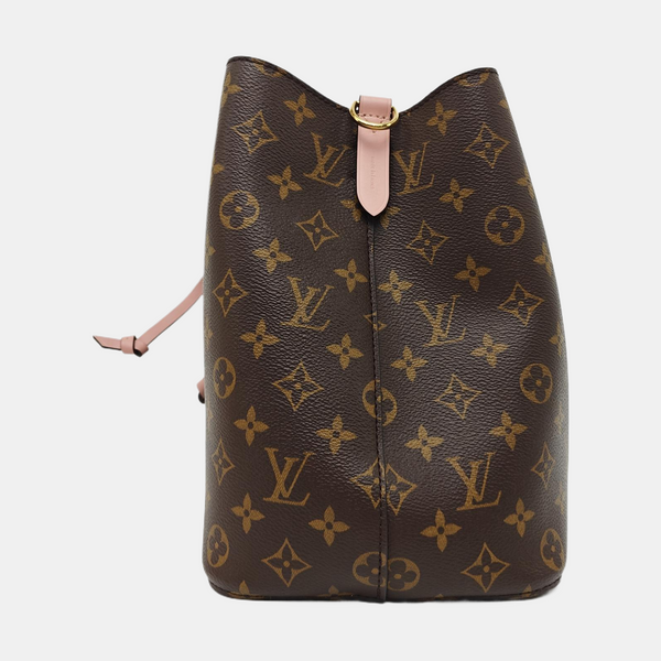 NÉONOÉ MM Monogram Coated Canvas Brown