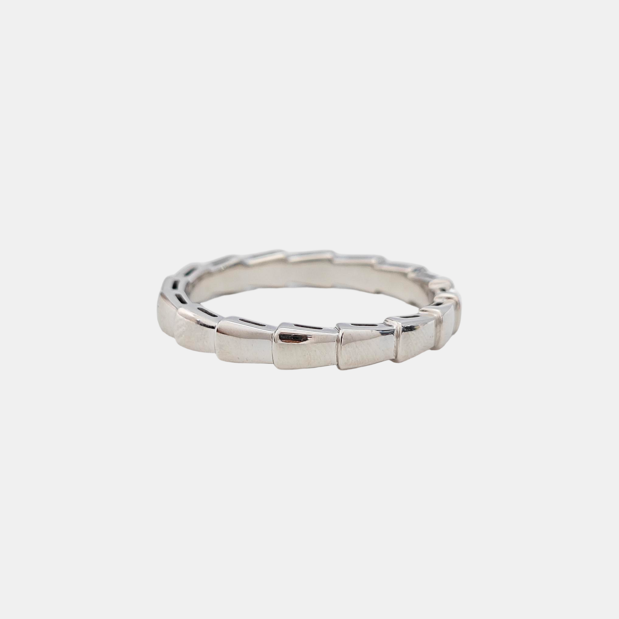 SERPENTI 18k White Gold Silver Ring EU 65