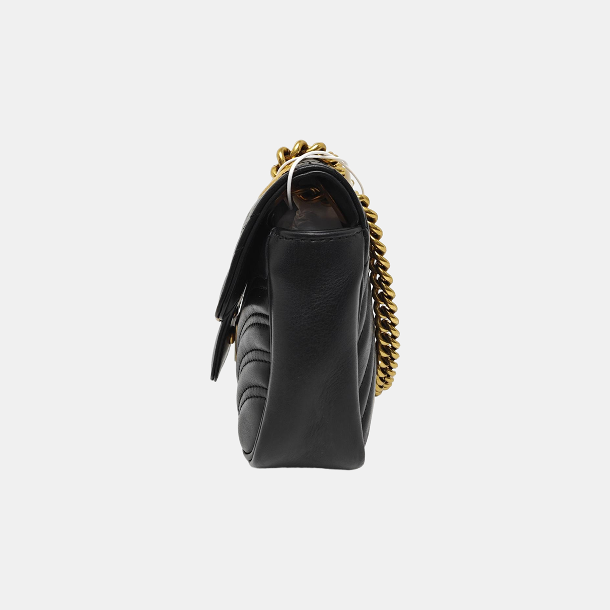 GG Marmont Small Quilted Calfskin Black