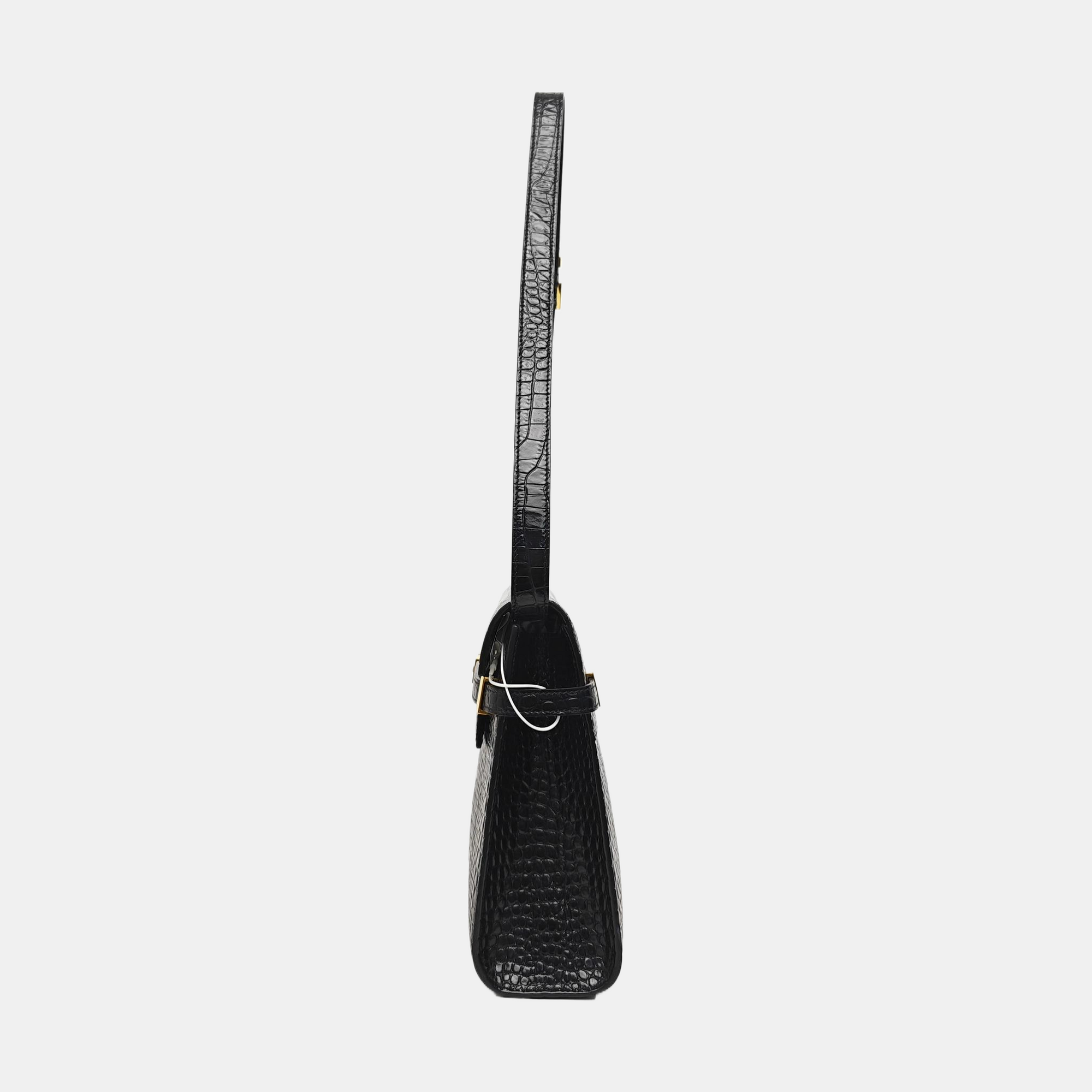 MANHATTAN Medium Calfskin Black