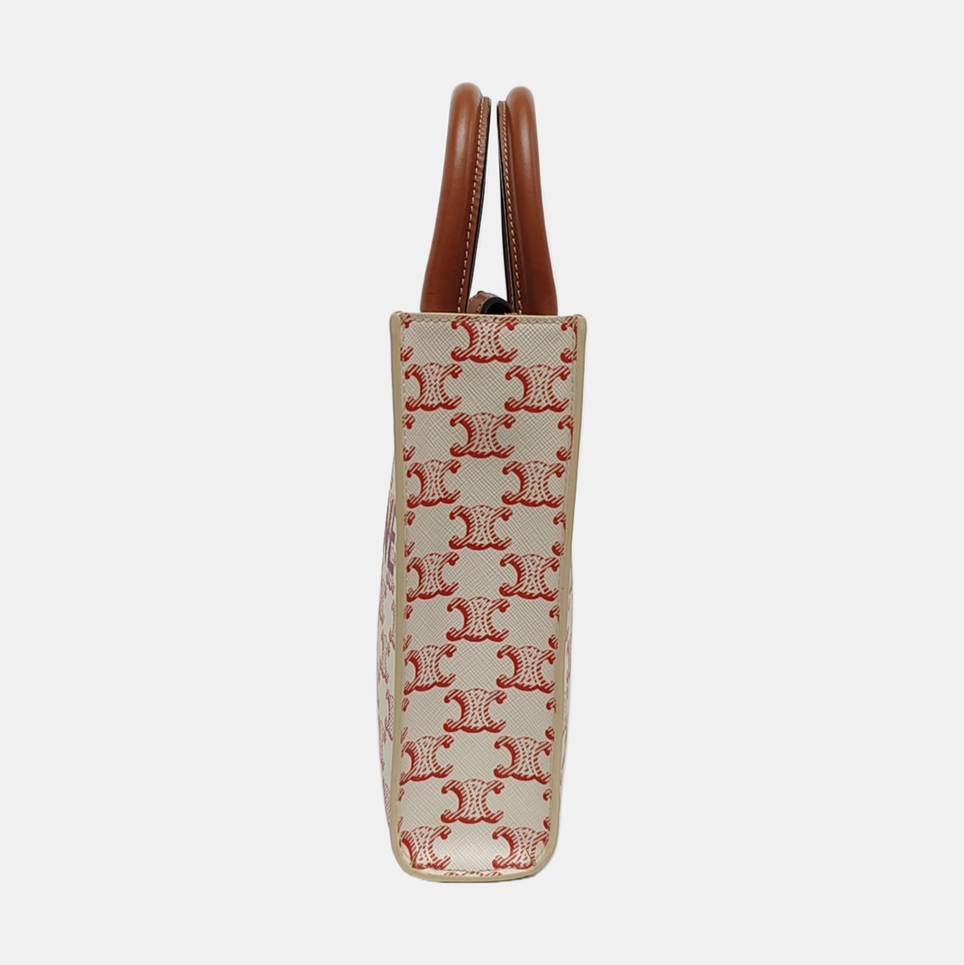 CABAS CELINE Mini Coated Canvas Beige