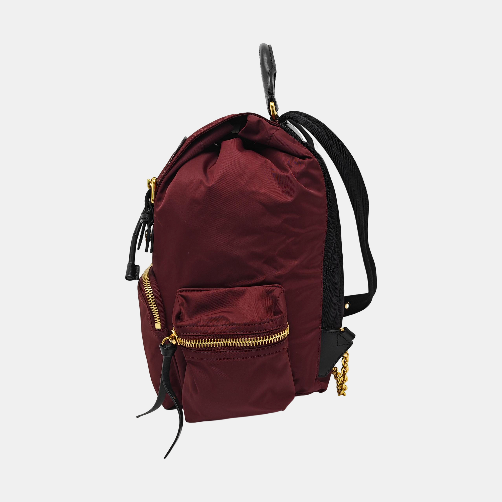 The Rucksack Medium Nylon Red