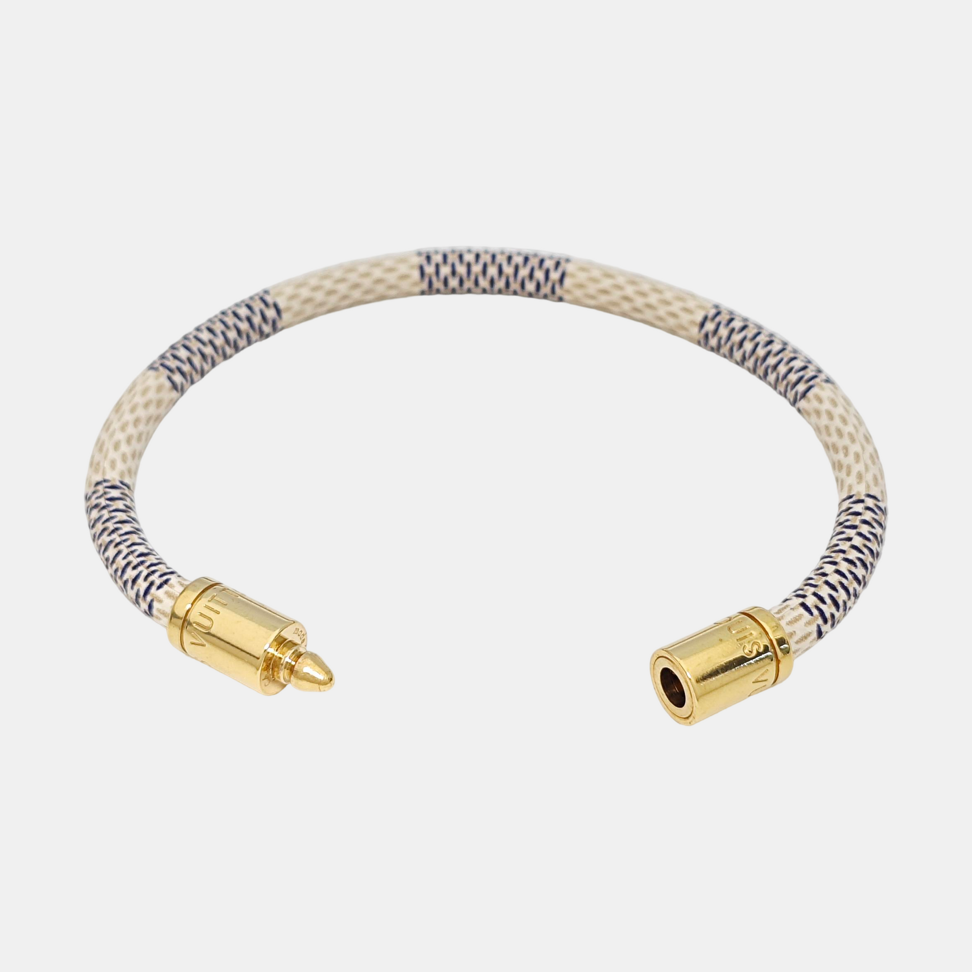 KEEP IT Coated Canvas White Bangle
