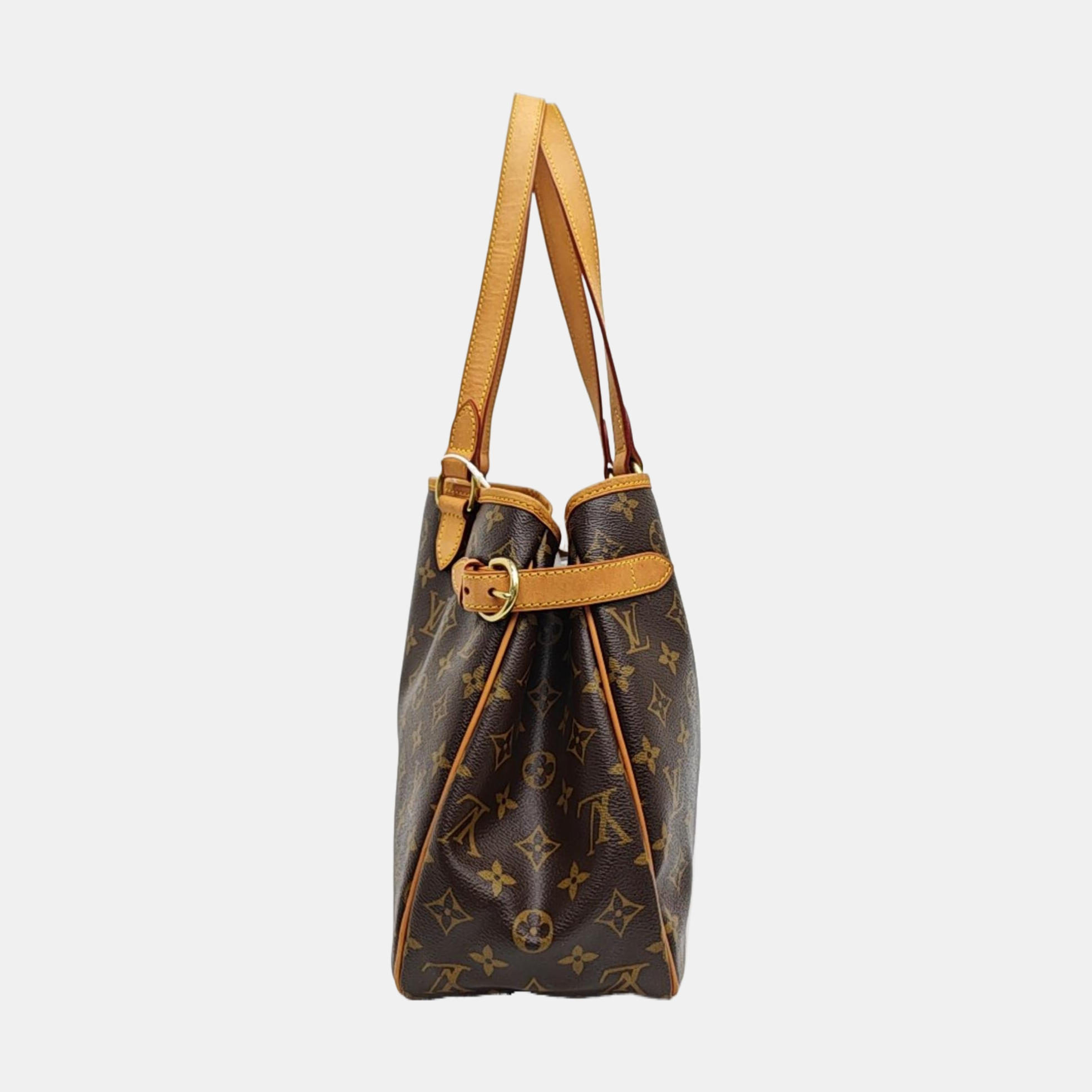 BATIGNOLLES GM Monogram Coated Canvas Brown