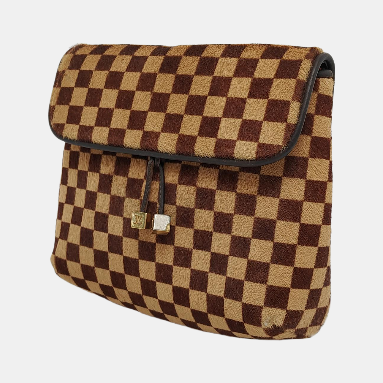 GAZELLE Damier Ebene Horsehair Brown