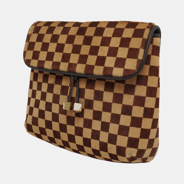 GAZELLE Damier Ebene Horsehair Brown