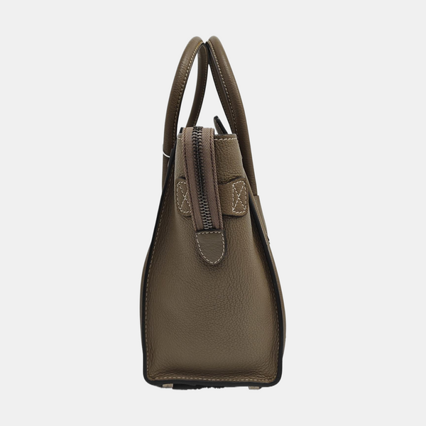 LUGGAGE Micro Calfskin Gray