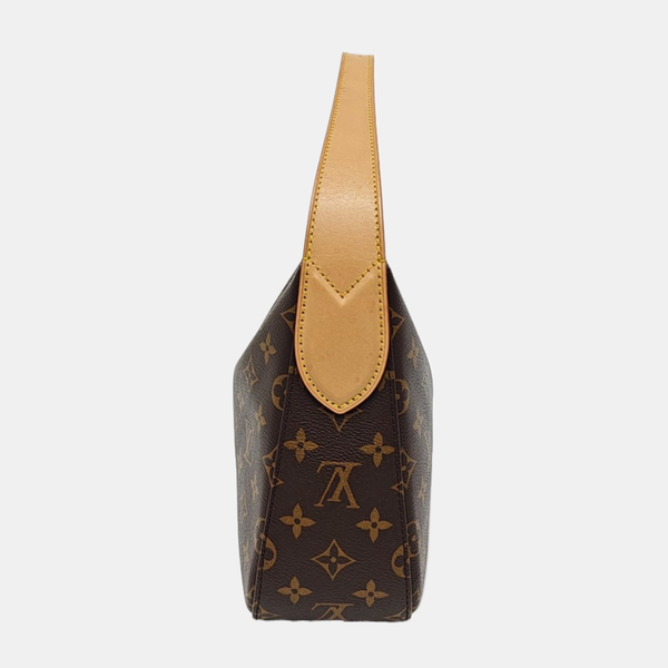 SLOUCHY PM Monogram Coated Canvas Brown