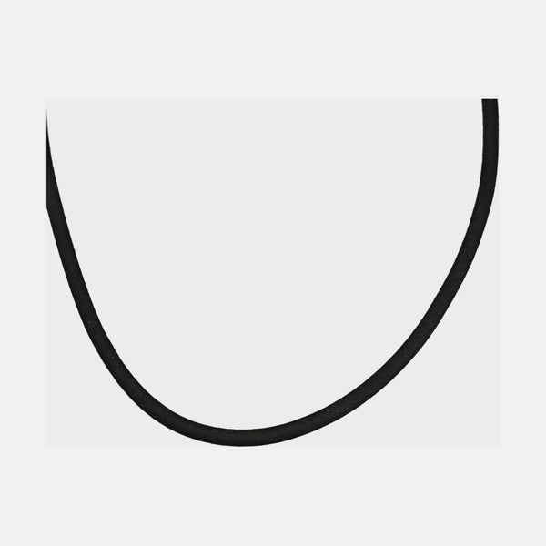 925 Sterling Silver Black Necklace