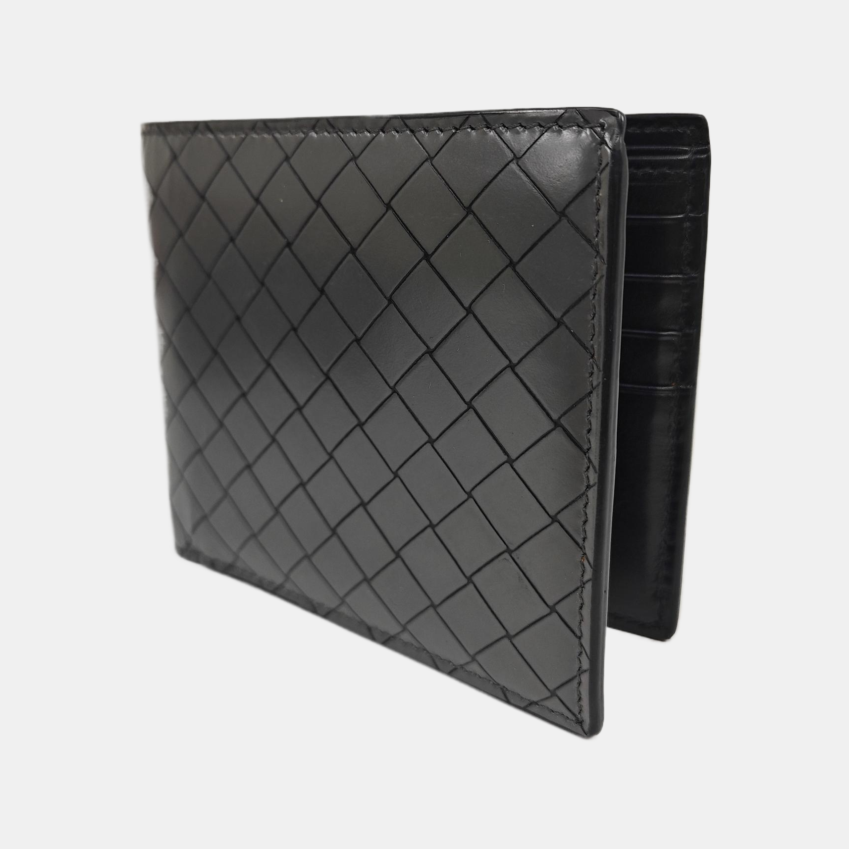 Calfskin Wallet Gray