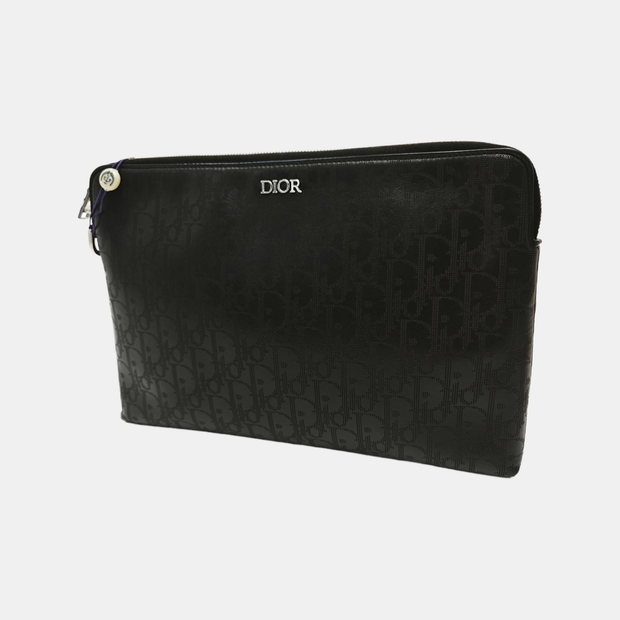 Calfskin Clutch Black