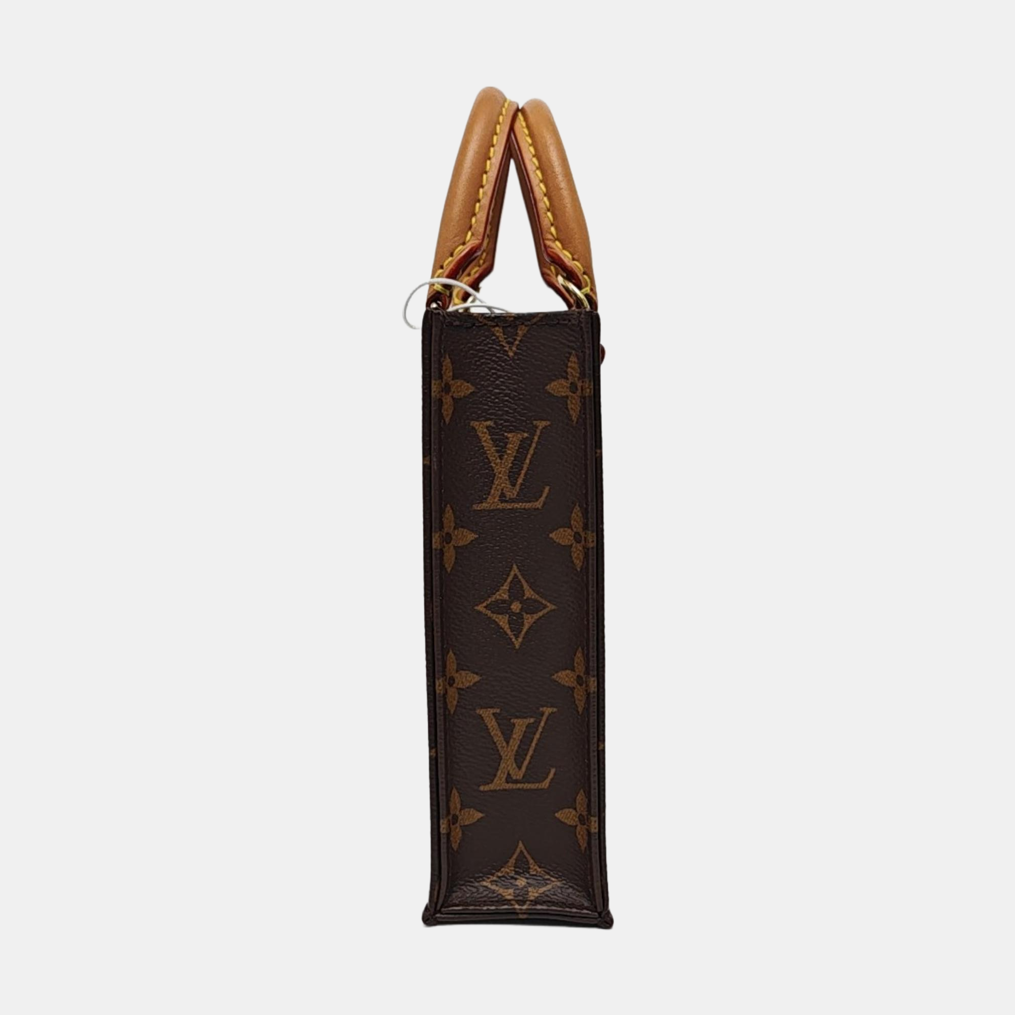 Authenticated pre-owned  SAC PLAT Mini Monogram Coated Canvas Brown - Tote Bag at Looply