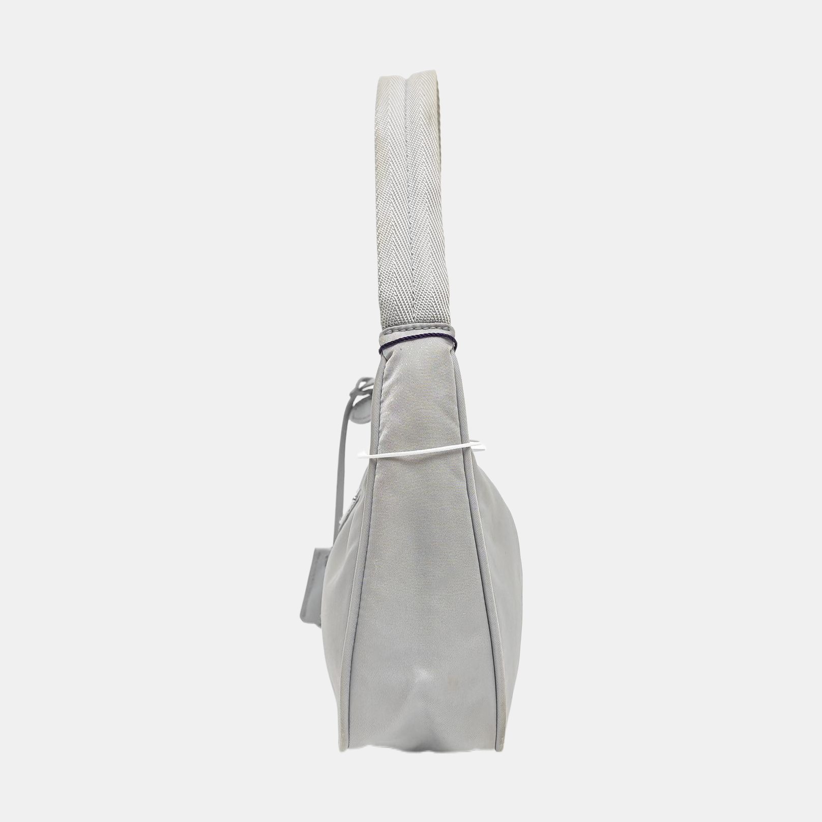 Authenticated pre-owned  Re-Edition2000 Mini Nylon Gray - Top Handle Bag at Looply