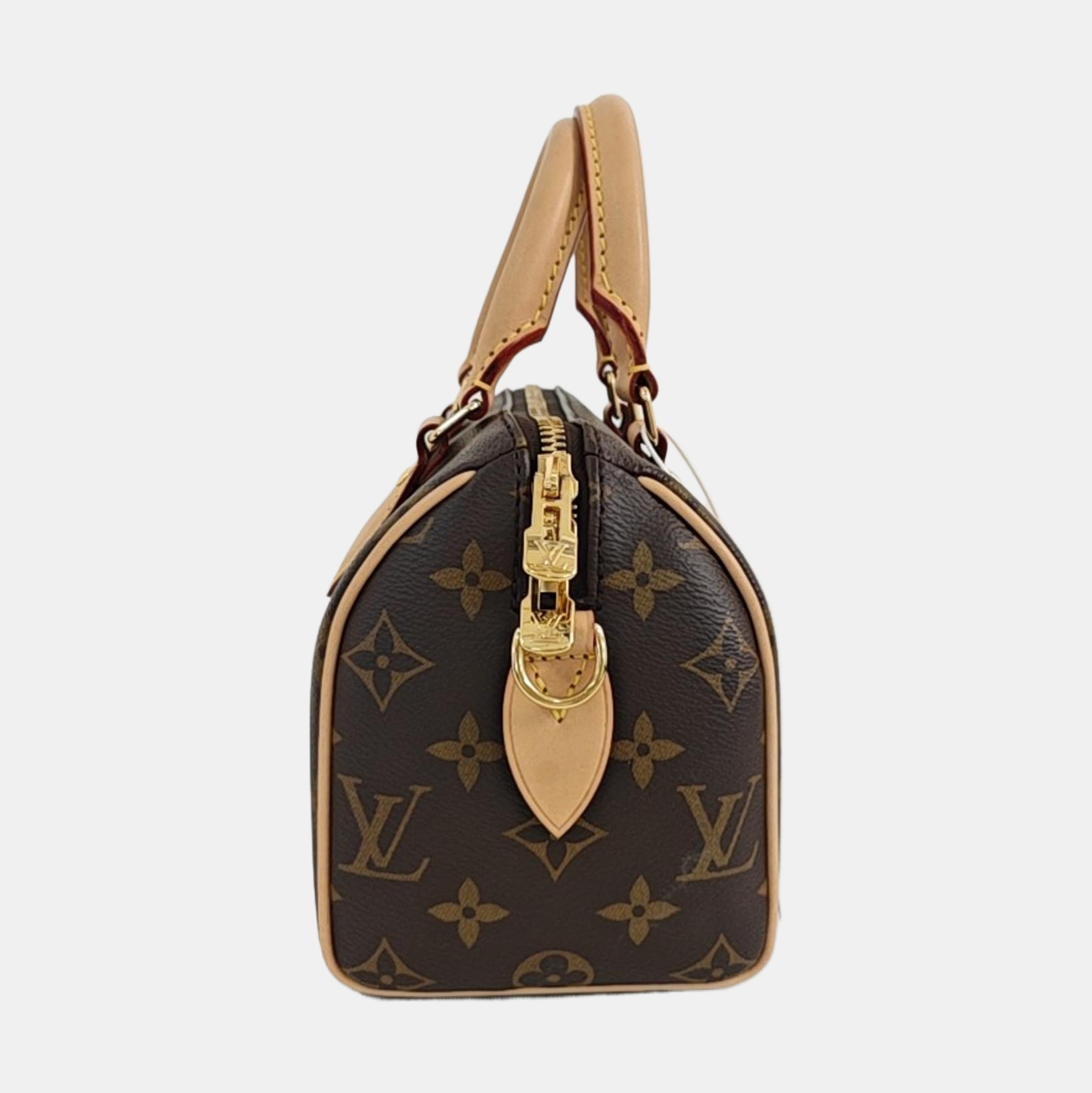 SPEEDY 20 Monogram Coated Canvas Brown