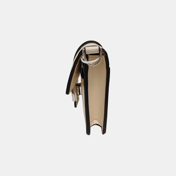 Authenticated pre-owned  Baguette Mini Calfskin Beige - Shoulder Bag at Looply