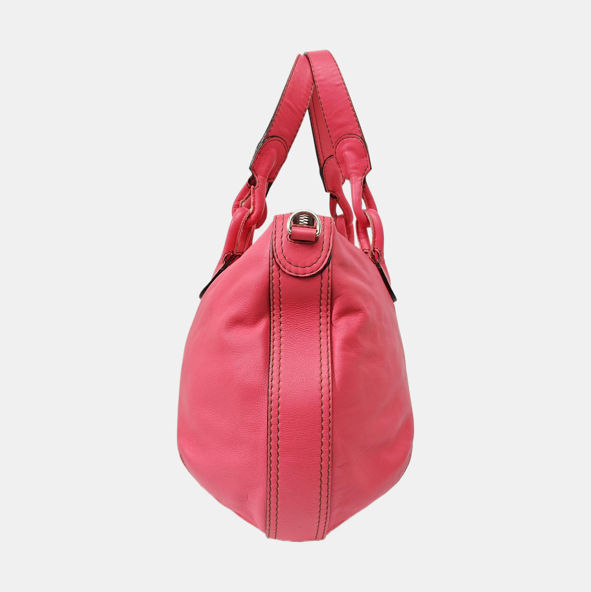 Calfskin Shoulder Bag Red