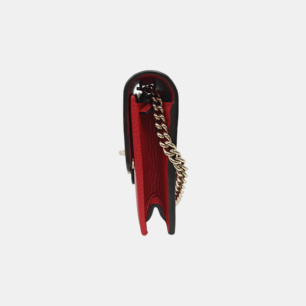 Calfskin Shoulder Bag Red