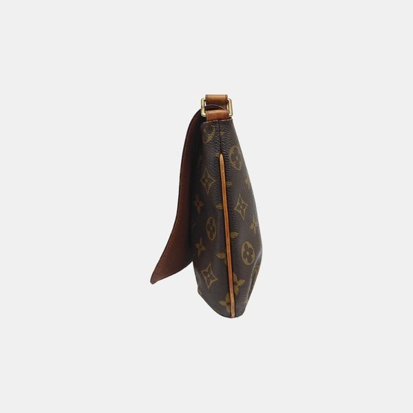 MUSETTE TANGO Monogram Coated Canvas Brown
